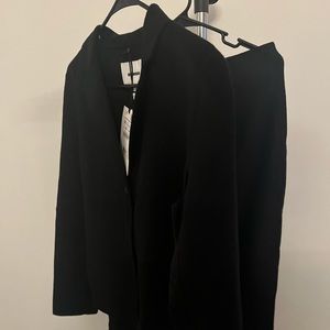 Zara Narciso Rodriguez black set ( jacket and pencil skirt) 100% wool M